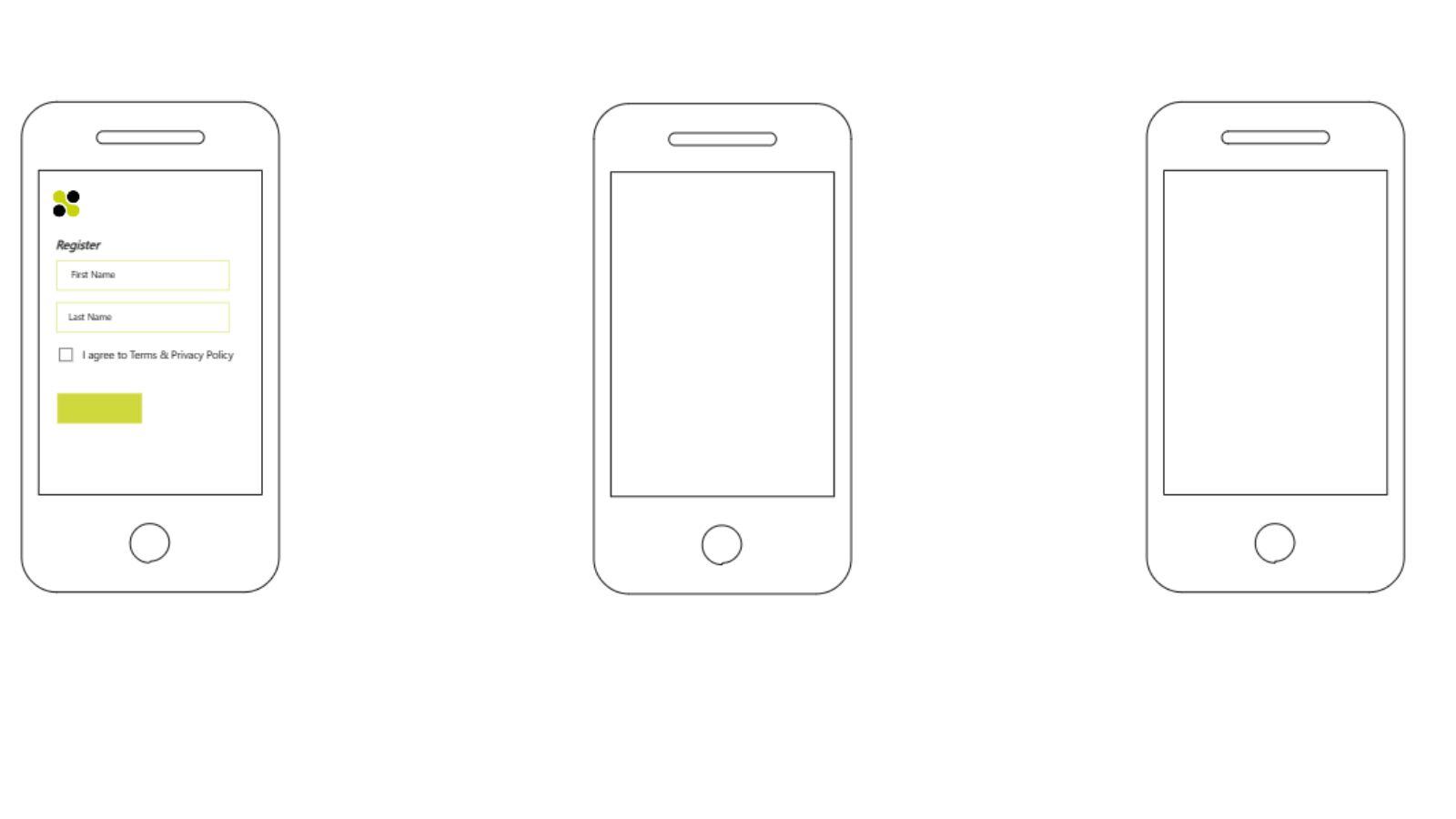 App Wireframe Phone
