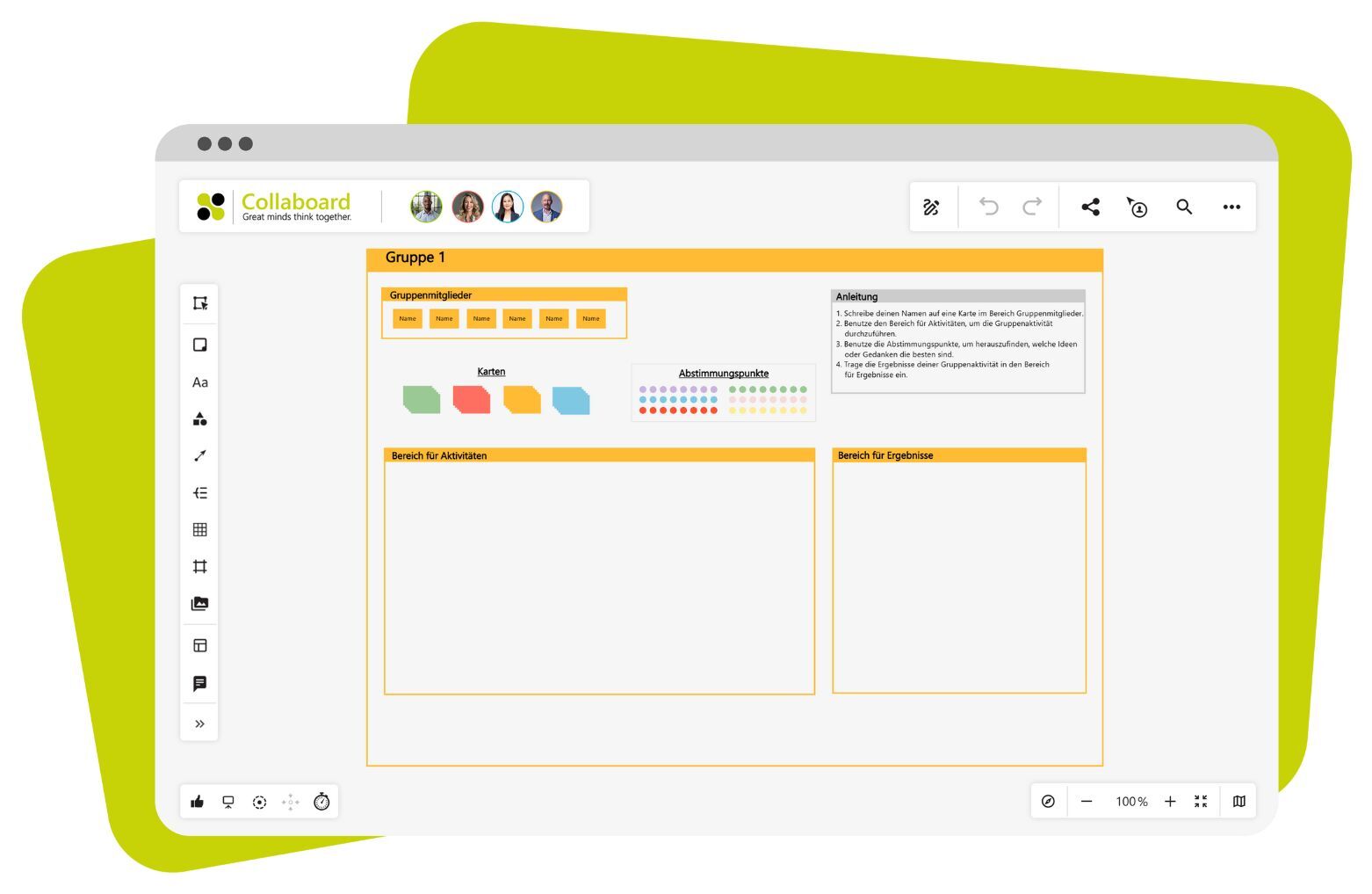 Breakout Gruppen Vorlage