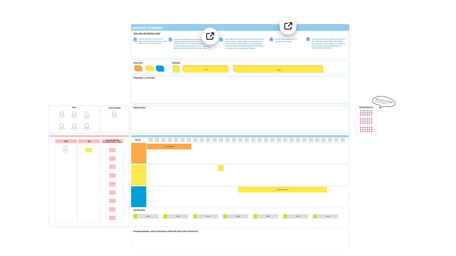 Monatsplaner Vorlage