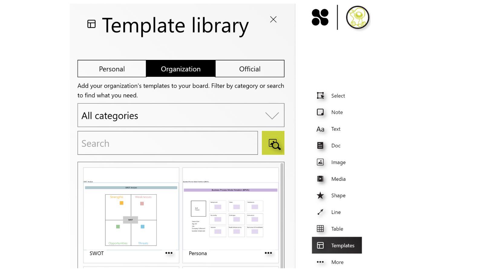 Organizational Templates