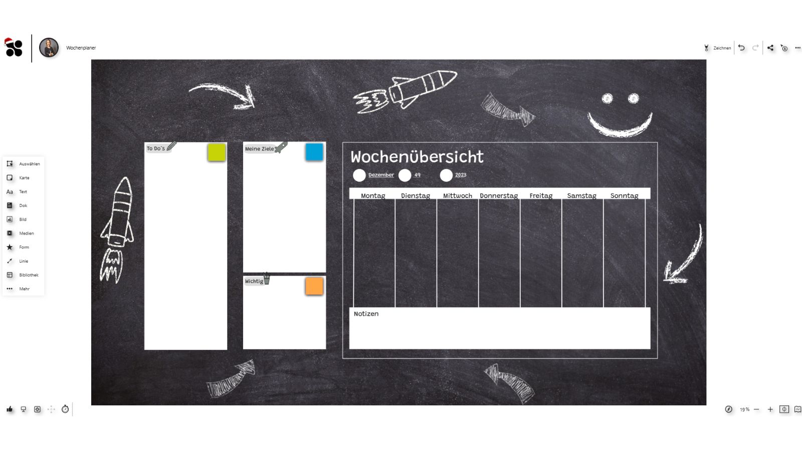 Wochenplaner Vorlage  Collaboard-1